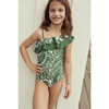Little Kate One-Piece, Green Tropics - One Pieces - 2 - thumbnail