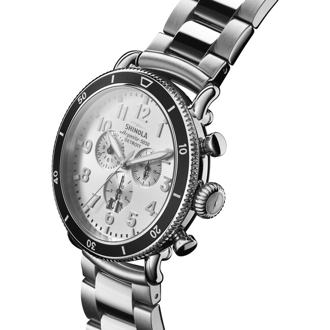 The Men's Runwell Sport 48MM Watch, Silver - Watches - 5