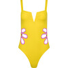 Women's Flora One Piece, Yellow Iris/Orchid - One Pieces - 1 - thumbnail
