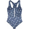 Navy Daisy One Piece Suit - One Pieces - 1 - thumbnail