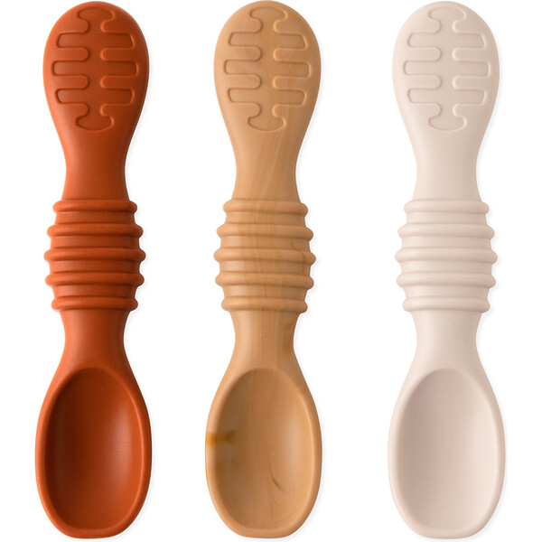 Bumkins Silicone Dipping Spoons - Rocky Road