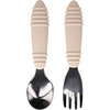Spoon and Fork Set, Sand - Tableware - 1 - thumbnail
