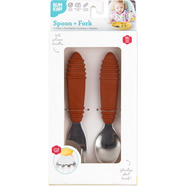 Spoon and Fork Set, Clay - Tableware - 2