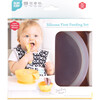 Silicone First Feeding Set w/ Lid & Spoon, Clay - Food Storage - 3 - thumbnail