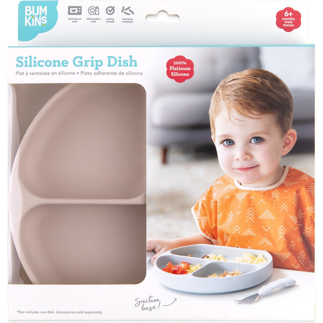 Silcone Grip Dish, Sand - Tableware - 3