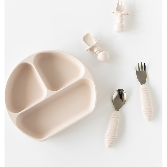 Growing With Bumkins Silicone Set, Sand - Tableware - 4