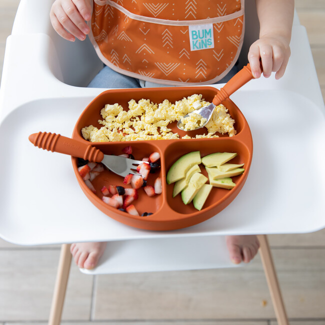 Growing With Bumkins Silicone Set, Clay - Tableware - 4