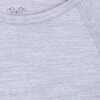 Long Sleeve Shirt, Grey Merino Wool - Tees - 2 - thumbnail