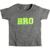 Bro Tee Shirt, Grey - Shirts - 1 - thumbnail