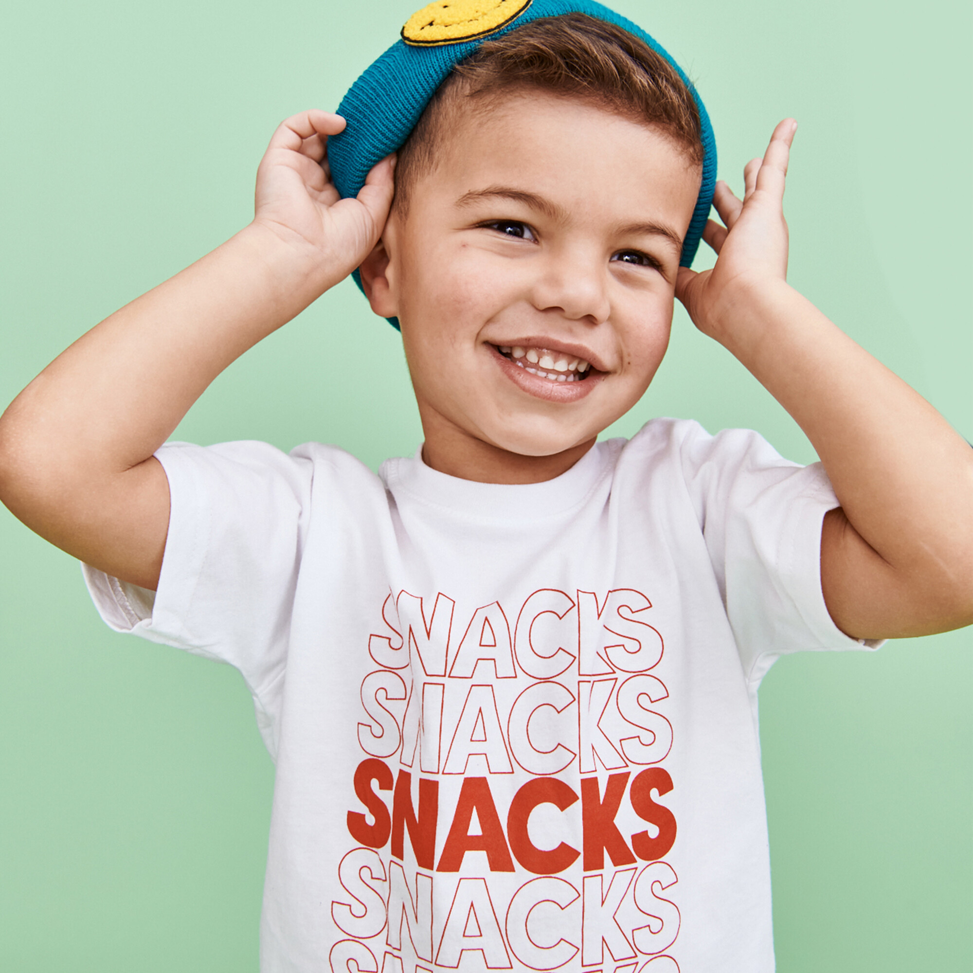 Snacks Tee Shirt, White