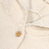 Organic Knit Hooded Sweater, Ivory - Cardigans - 2