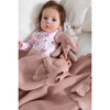 Organic Knit Elephant Lovey, Pink - Plush - 2