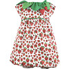 The Very Hungry Caterpillar™ Strawberry Leaf Romper, Red - Rompers - 1 - thumbnail