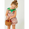 The Very Hungry Caterpillar™ Strawberry Leaf Romper, Red - Rompers - 2