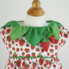 The Very Hungry Caterpillar™ Strawberry Leaf Romper, Red - Rompers - 3