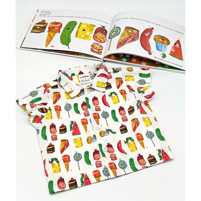 Very Hungry Caterpillar Party Food Shirt, Party Food Print