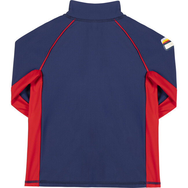 Spidey Color Block Rash Guard, Navy & Red - Rash Guards - 3
