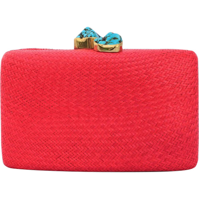 Women's Jen with Turquoise Stones, Red - Bags - 1