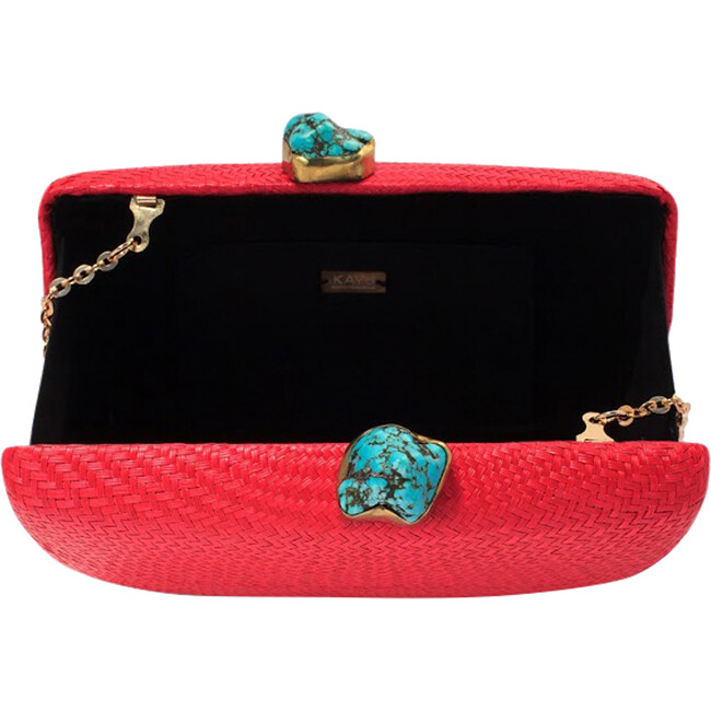 Women's Jen with Turquoise Stones, Red