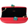 Women's Jen with Turquoise Stones, Red - Bags - 2 - thumbnail