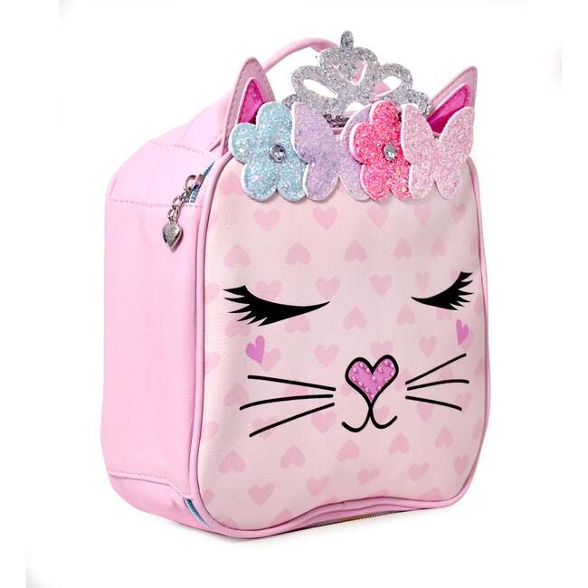 Miss Bella Heart Print Lunch Bag, Pink