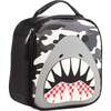 Shark Camo Print Lunch Bag, Black - Bags - 2