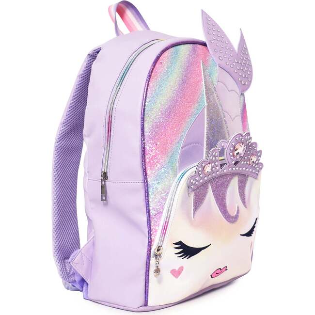 Miss Gisel Jewel Crown Large Backpack, Purple - Bags - 2