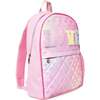 LOVE' Heart Print Large Backpack, Pink - Bags - 2