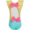 The Upper West One Piece Swimsuit, Lemon Pop - One Pieces - 2