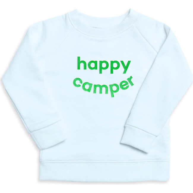 The Daily Pullover, Ice Blue Happy Camper