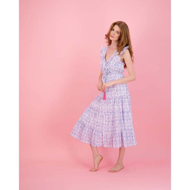 Giselle Women's Maxi Dress, Floral Vines - Dresses - 2