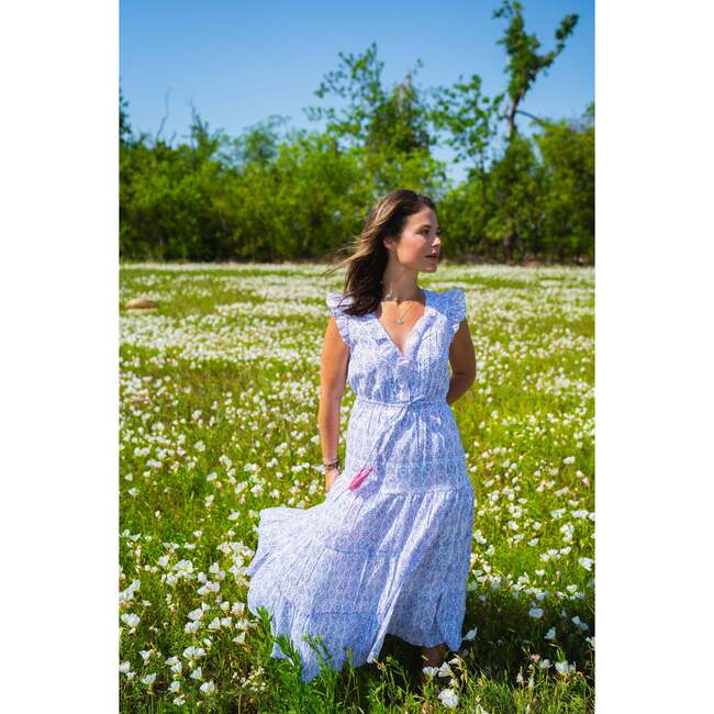 Giselle Women's Maxi Dress, Floral Vines - Dresses - 3