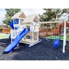 Congo Monkey Playsystem #4 White/Sand With Blue Accessories - Outdoor Games - 2