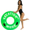 Sour Apple "Vacation Mode" 48"  Pool Tube with Handles - Pool Floats - 1 - thumbnail