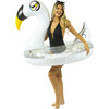 Glitter Swan with Wings 48" Jumbo Pool Tube - Pool Floats - 1 - thumbnail