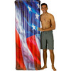 Stars & Stripes Deluxe Pool Raft - 74 x 30" - Pool Floats - 1 - thumbnail