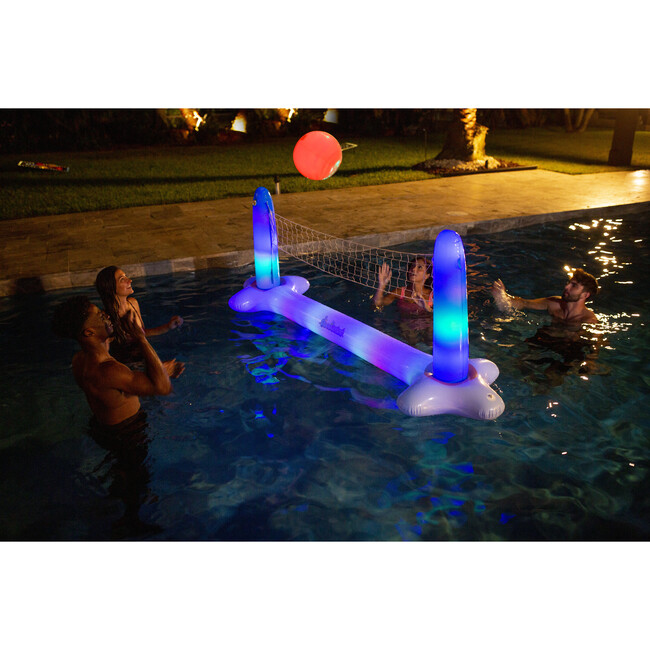 Illuminated Giant Floating LED Volleyball Set