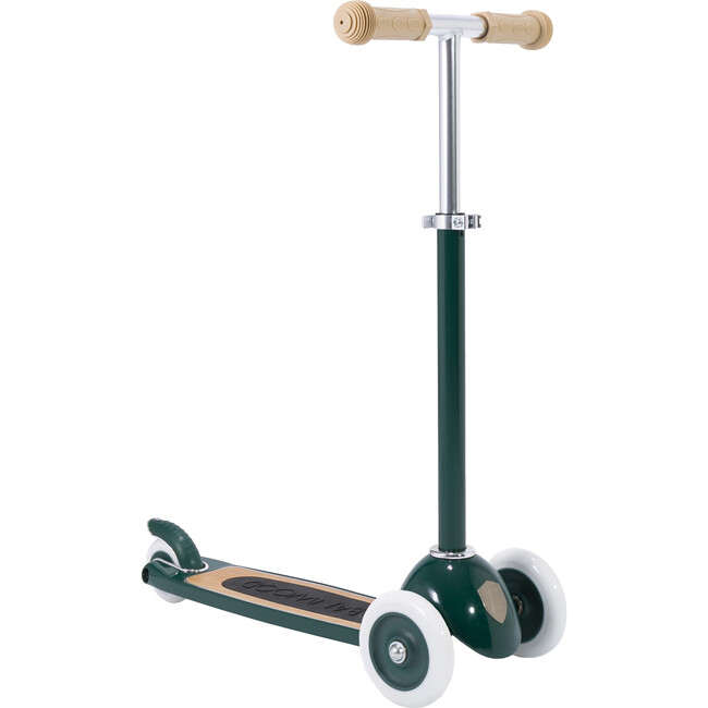 Kick Scooter, Green - Scooters - 1