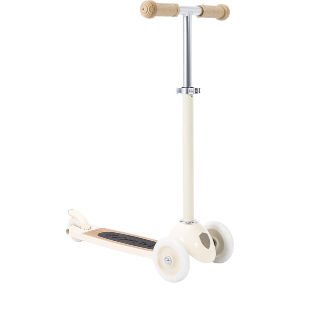 Kick Scooter, Cream - Scooters - 1