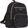 Quilted Companion Diaper Backpack, Black - Diaper Bags - 6