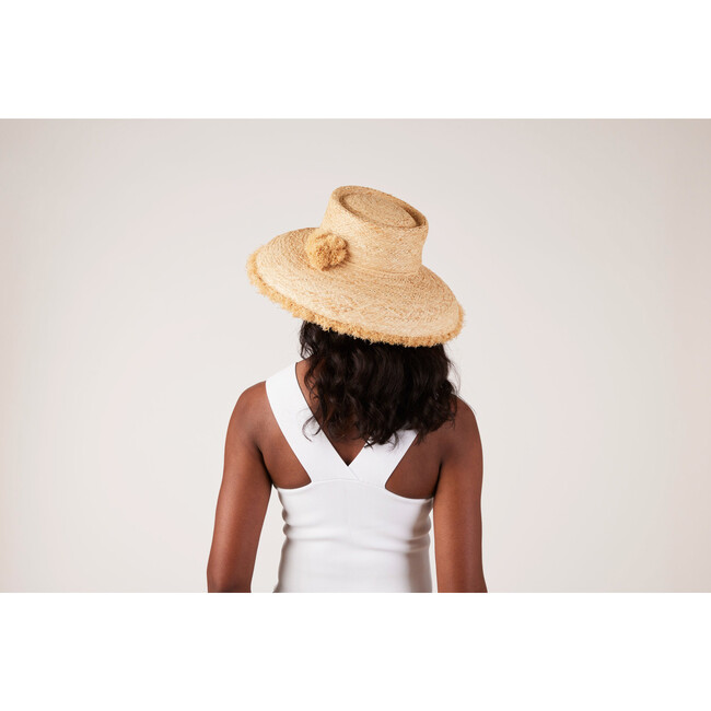 Women's Medium Brim Westmoor, Wide Braid Raffia Straw - Hats - 4