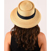 Women's Small Brim Westmoor, Leghorn Straw - Hats - 5