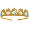Princess Crown Headband, Blue Gem - Costume Accessories - 1 - thumbnail
