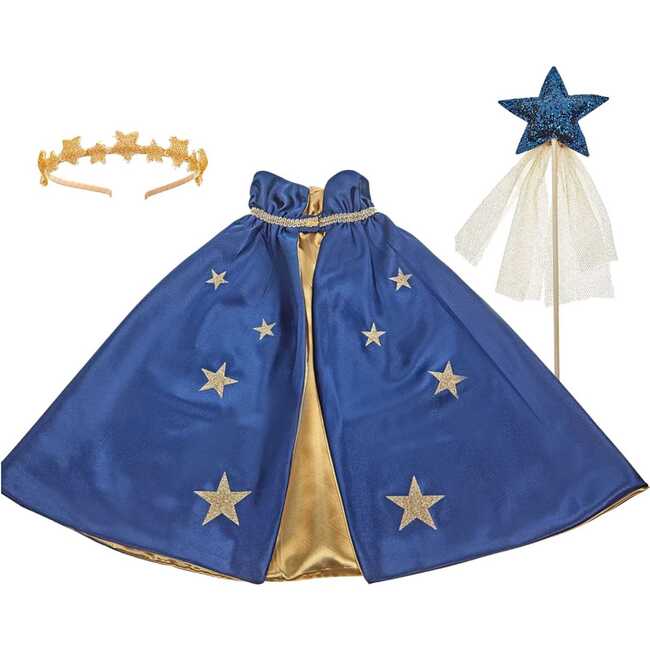 Magical Thinker Cape - Navy & Gold