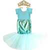 Mermaid 3 Piece Set, Aqua/Teal - Costumes - 1 - thumbnail