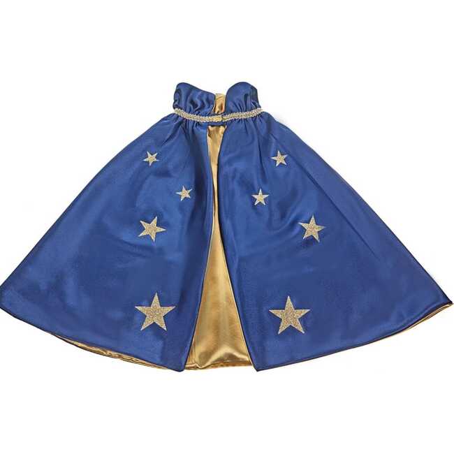 Magical Thinker Cape - Navy & Gold - Costume Accessories - 7