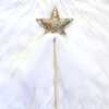 Sparkle Magic Wand, Gold/White - Costume Accessories - 2