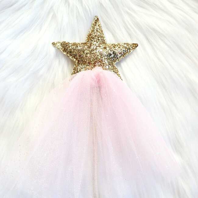 Sparkle Magic Wand, Gold/Pink - Costume Accessories - 3