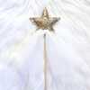 Sparkle Magic Wand, Gold/White - Costume Accessories - 3