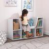 Bookcase with Reading Nook, White - Bookcases - 5